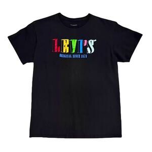 Men's Levi's Strauss & Co rainbow Short Sleeve T-Shirt Size L